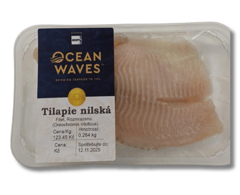 Balený filet z tilápie nilské vysoké kvality Ocean Waves